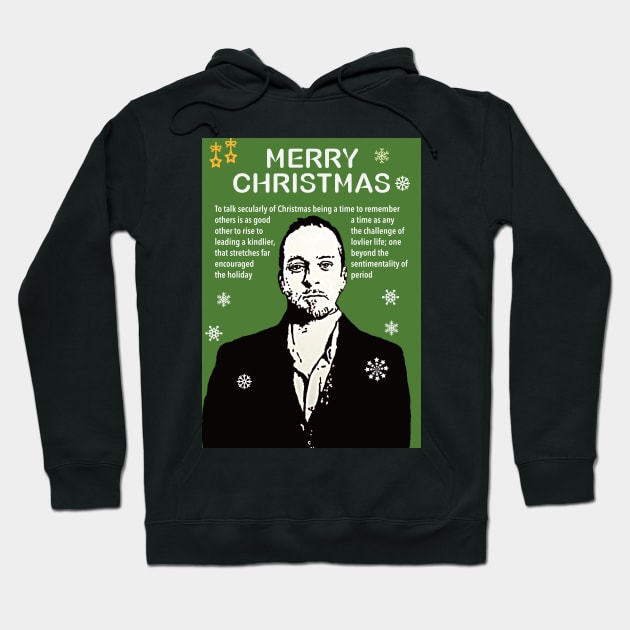 Atheist Christmas with Derren Brown Hoodie by DJVYEATES